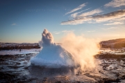 Strokkur geyser eruption