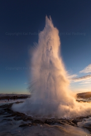 Strokkur geyser eruption