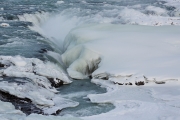Urridafoss - icy water