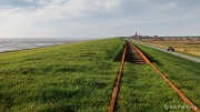 Railroad track to Hallig islands