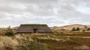 Reconstructed iron age house - Amrum dunes