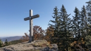 Hohlstein (Großalmeyerschloß, 1196 m) summit cross