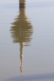 Rheinturm reflections