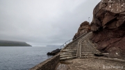 Steep access - Elduvík harbour