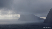 Cloud covered Cape Enniberg - Kalsoy view