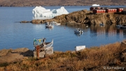 Moored and parked in Tasiilaq bay