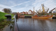 Greetsiel harbour, old sluice