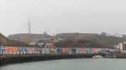 Mist over Heligoland harbour