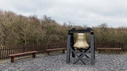 Commemoration bell - on 1 March 1952 Heligoland was returned to German control (Cemetery of the anonymous)