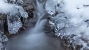 Icy waterfall