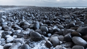 Reykjanesviti beach in winter