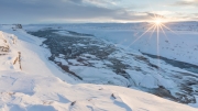 A new day - Gullfoss waterfall