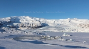 Fjallsjökull glacier feeding the Fjallsárlon