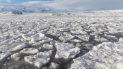 Breidamerkurjökull feeding Jökulsárlon