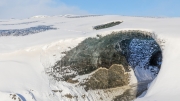 Ice cave entrance