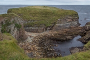 Brough of Deerness - high and safe