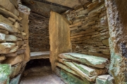 Taversoe Tuick Chambered Cairn - lower chamber