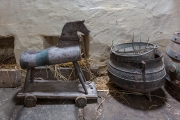 the kitchen - best place to play (Corrigall Farm Museum)