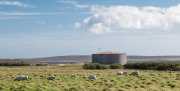 one of originally 16 fueltanks (Scapa Flow Visitor Centre)