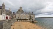 Lerwick waterfront with Lodberries