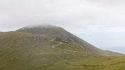 The road to Mullach Mor (361 m), covered Conachair (376 m)