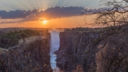 Victoria Falls sunset